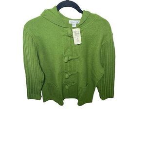 Like New - Coldwater Creek Green Sweater Cardigan